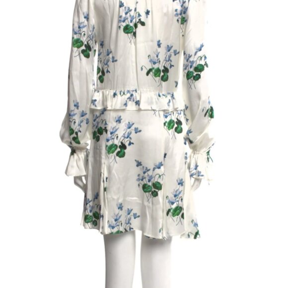 Les Rêveries Silk Floral Picnic Dress - Picture 7 of 9